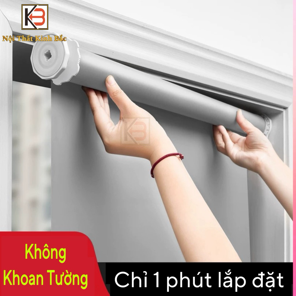 Rèm cuốn không khoan tường KB- Rèm cuốn tiện lợi làm theo kích thước ...