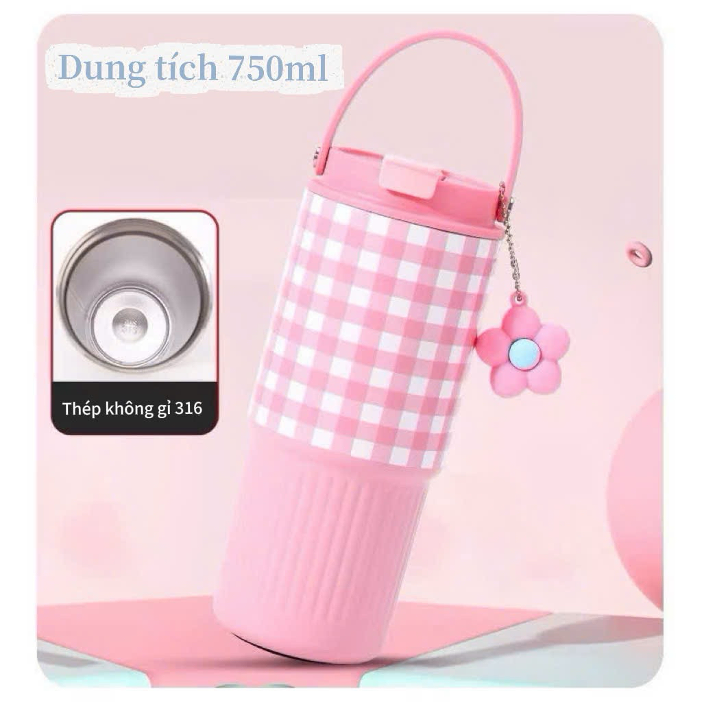 Bình nước Giữ Nhiệt Monet Garden, Cốc Giữ Nhiệt Happy Supply Chain