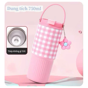 Bình nước Giữ Nhiệt Monet Garden, Cốc Giữ Nhiệt Happy Supply Chain