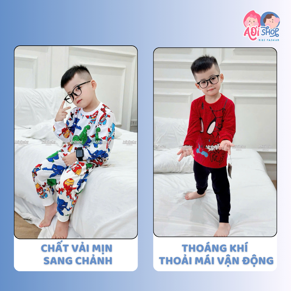 [À ƠI SHOP] V04- set 2 bộ dài nhện đỏ và siêu nhân trắng- a100.243