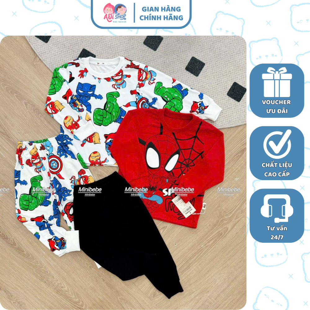 [À ƠI SHOP] V04- set 2 bộ dài nhện đỏ và siêu nhân trắng- a100.243