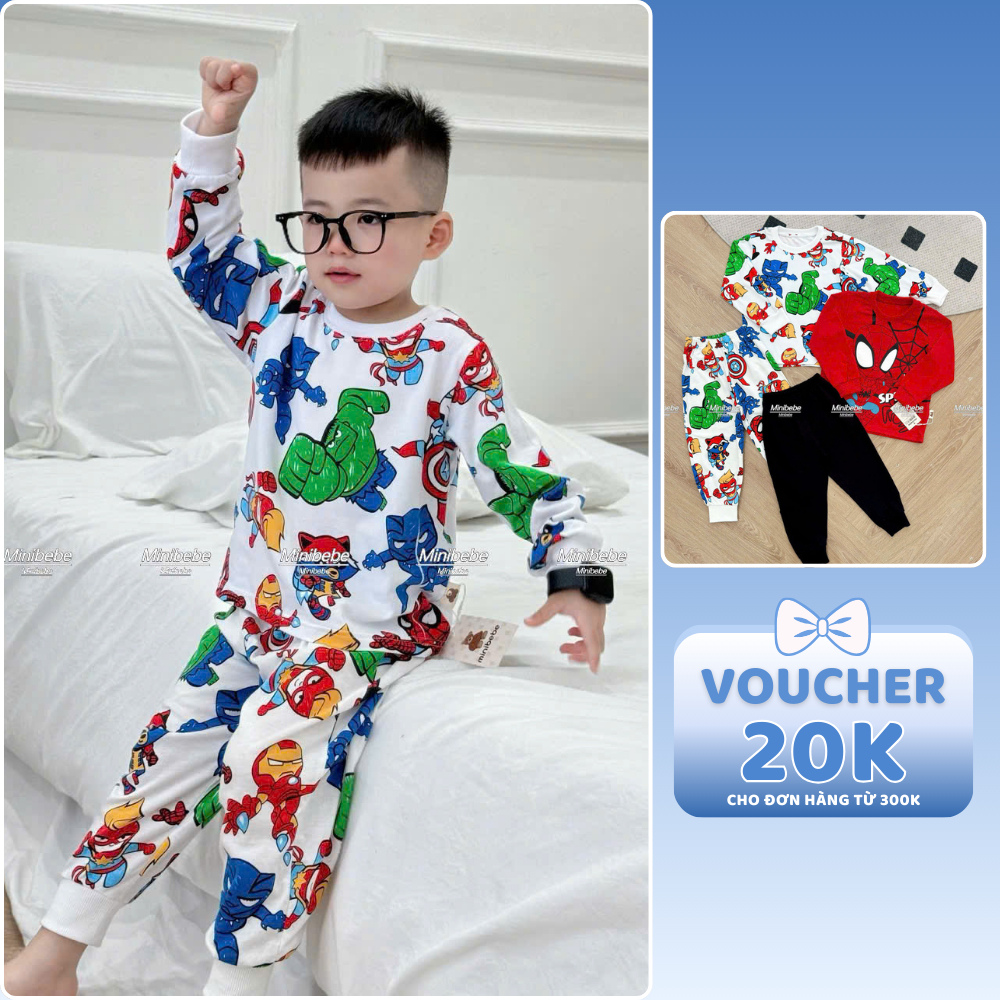 [À ƠI SHOP] V04- set 2 bộ dài nhện đỏ và siêu nhân trắng- a100.243