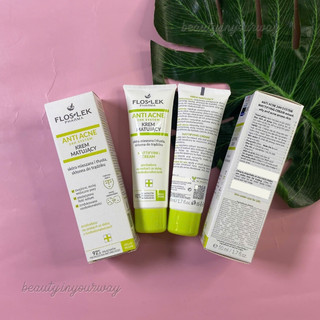 Kem dưỡng hỗ trợ giảm dầu, giảm nhờn Floslek Anti Acne 24h System Mattifying Cream 50ml