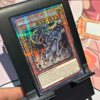 [ Bài Yugioh Chính Hãng ] Ancient Gear Dark Golem - MP25-EN003 - Starlight Rare 1st Edition