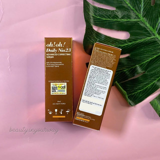 Tinh chất dưỡng sáng da mờ thâm nám oh!oh! Daily Nia23 Advanced Correcting Serum 30ml
