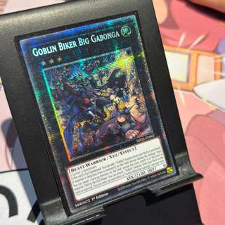 [ Bài Yugioh Chính Hãng ] Goblin Biker Big Gabonga - MP25-EN002 - Starlight Rare 1st Edition