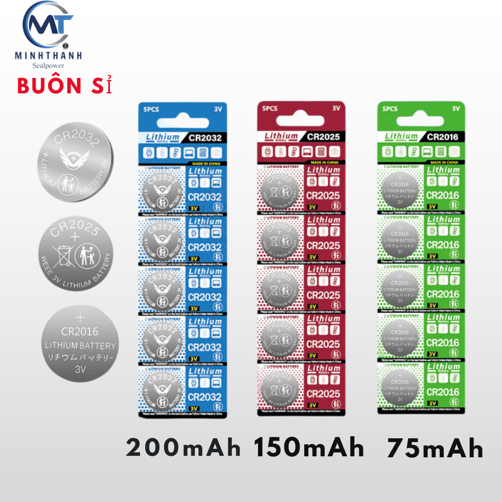 Pin Cúc CR2032 CR2025 CR2016 3V pin chất lượng giá rẻ cho AirTag ...