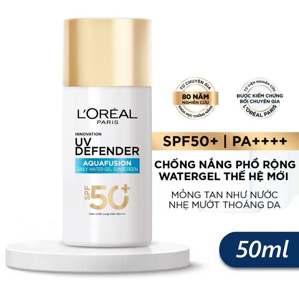 Kem Chống Nắng L'Oreal Paris UV Defender Aquafusion Daily Water Gel ...