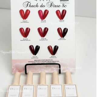 Sơn Thạch Đỏ Bóng Kiếng DIRSE Lẻ Chai Siêu Bóng Mướt 15ml