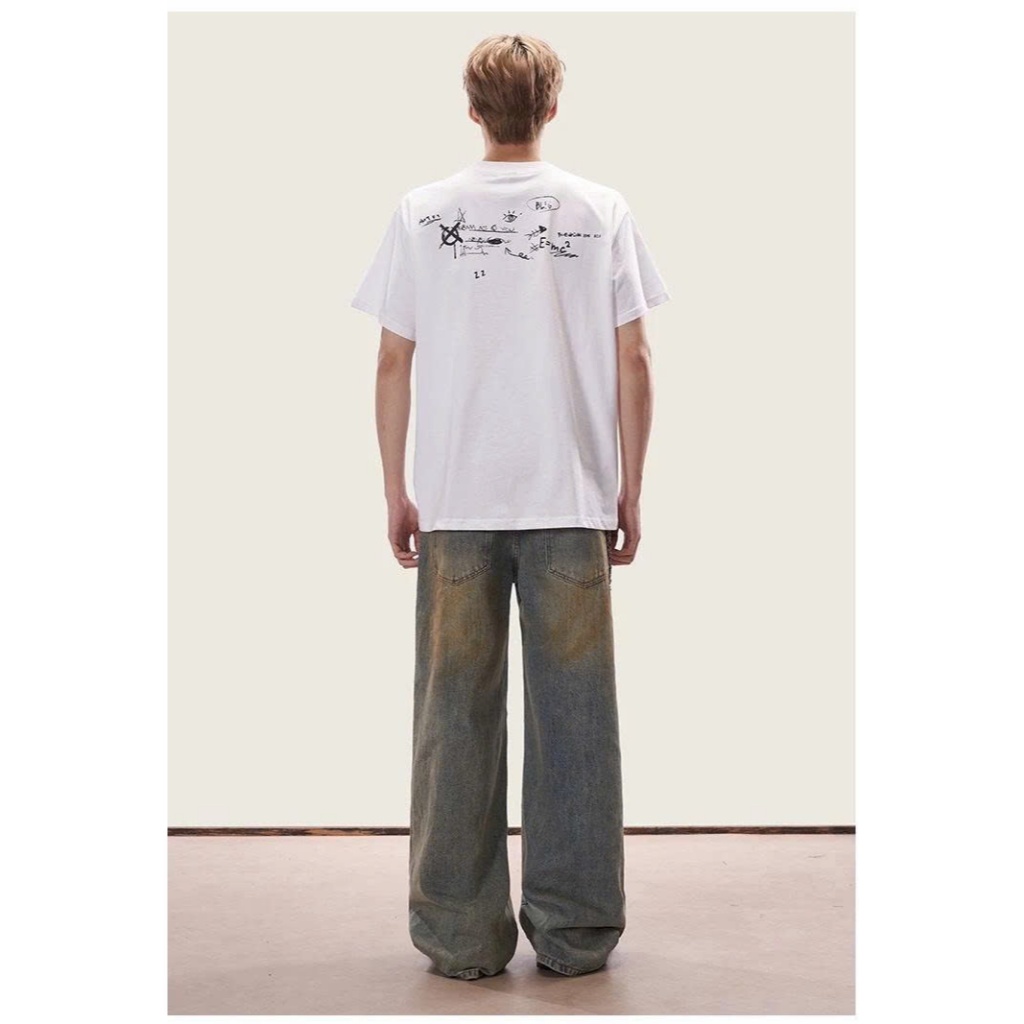 Áo thun Stee Cổ tròn POEM COMPOSITION Localbrand ICVCVNI Unisex