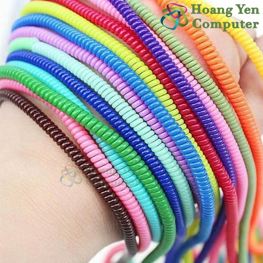 Dây Quấn Cáp Sạc Tai Nghe - GIAO MÀU NGẪU NHIÊN - Hoàng Yến Computer