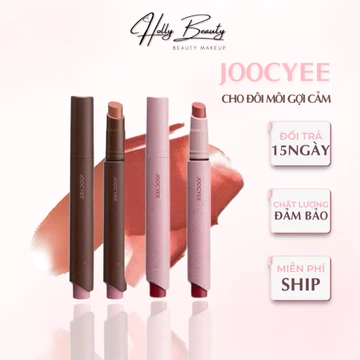 Son Kem Lì JOOCYEE Velvet Rouge,Son Lì Dạng Bấm Mềm Mịn Dưỡng Ẩm Không Gây Khô Môi