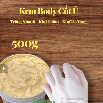 Kem body cốt dưỡng khử thâm khử da vàng, kem dưỡng body hủ 500g ( chất kem dẻo)