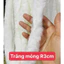 Dây lông vải Trắng /Đen mềm size từ R2cm đến R9cm bằng vải trang trí áo,đầm dịp NOEL,viền áo dài Tết