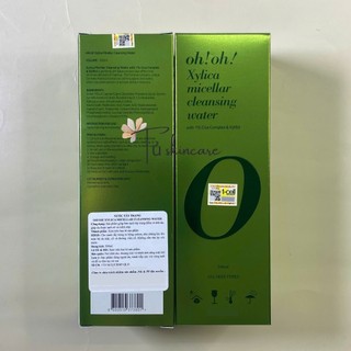 Nước tẩy trang ohoh làm sạch sâu oh!oh! Xylica Micellar Cleansing Water