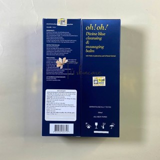 Sáp Tẩy Trang oh!oh! Divine Blue Cleansing & Massaging Balm Melia Azadirachta Leaf & Flower Extract