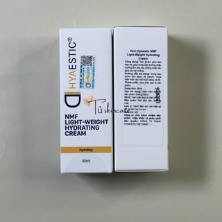Kem Cấp Ẩm, Phục Hồi Da Và Làm Mờ Nếp Nhăn Hyaestic NMF Light-Weight Hydrating Cream 30ml