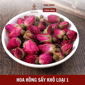 Nụ hoa hồng tây tạng sấy khô nguyên bông Tịnh Hương trà đẹp da, ngủ ngon hàng loại 1 - gói 250g, 500g
