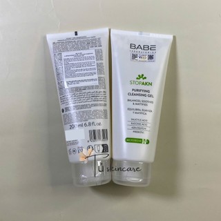 Gel Rửa Mặt Kiểm Soát Dầu, Giảm Mụn BABE Stop AKN Purifying Cleansing Gel