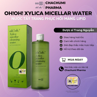 Nước Tẩy Trang Chuyên Sâu Phục Hồi Màng Lipid oh!oh! Xylica Micellar Cleansing Water 500ml