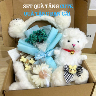 [Giao Hỏa Tốc] Set Quà Sinh Nhật Cute LINDO, Quà Tặng 8/3, 20/10, 14/2, Các Dịp Đặc Biệt