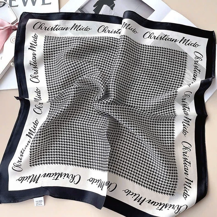 Khăn Lụa Vuông Quàng Cổ 70x70cm, 90x90cm Cao Cấp, Khăn Lụa Bandana, Khăn Lụa Hàn Quốc, khăn Turban, Khăn Lụa Nữ