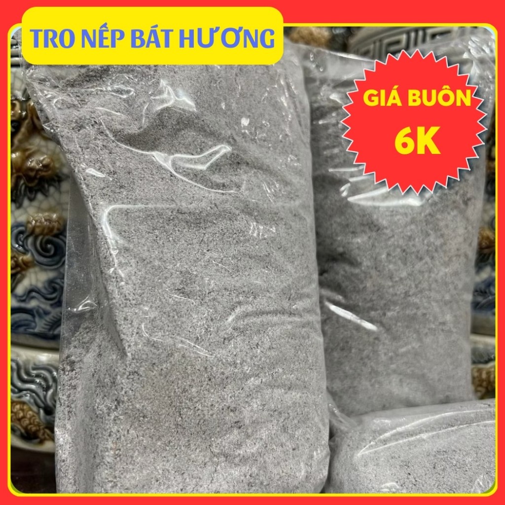 Tro nếp bốc bát hương gói 150g tro nếp dược đốt từ rơm nếp và đóng gói ...