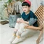 SET VỚ CỔ CAO PHONG CÁCH HÀN QUỐC - Bộ 5 Đôi Tất Co Giãn Thoáng Khí Cho Bé,Túi 5 Đôi Tất Trẻ Em In Số Thời Trang
