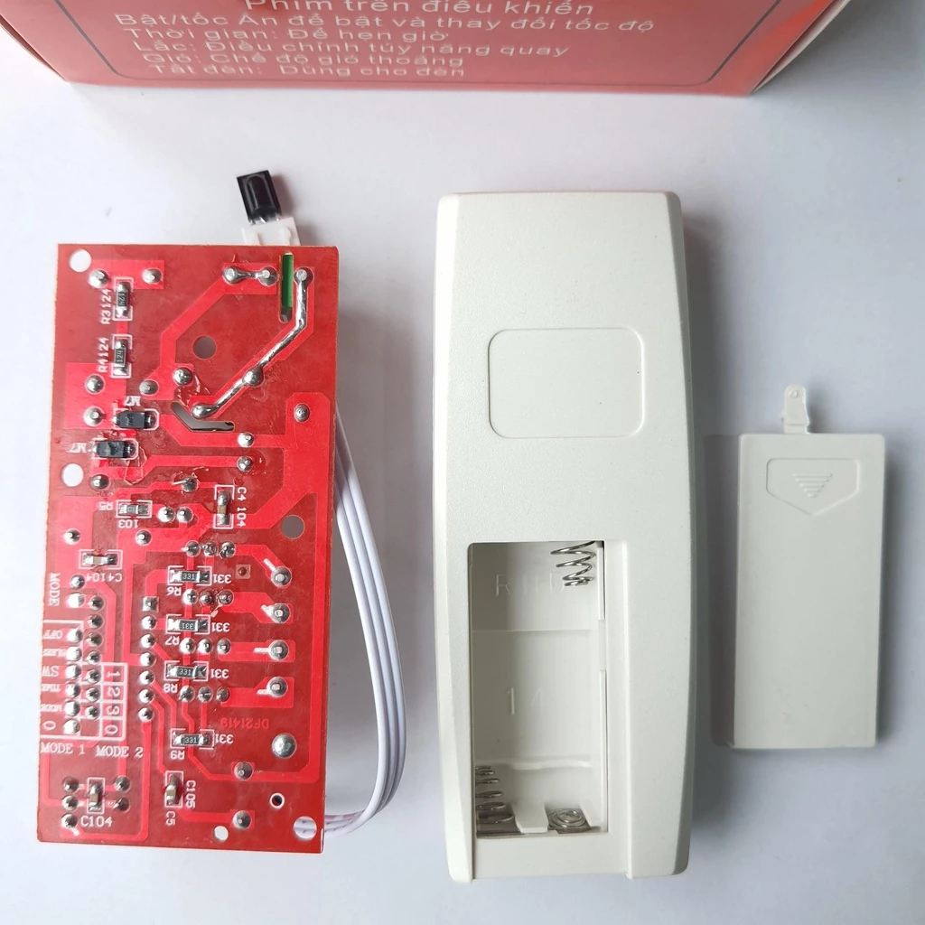 Bộ điều khiển bật tắt quạt từ xa  INVERTECH Chính Hãng Dành Cho Quạt Bàn Treo Tường Cây Chất Lượng Cao Kèm Sơ Đồ Đấu Nôi