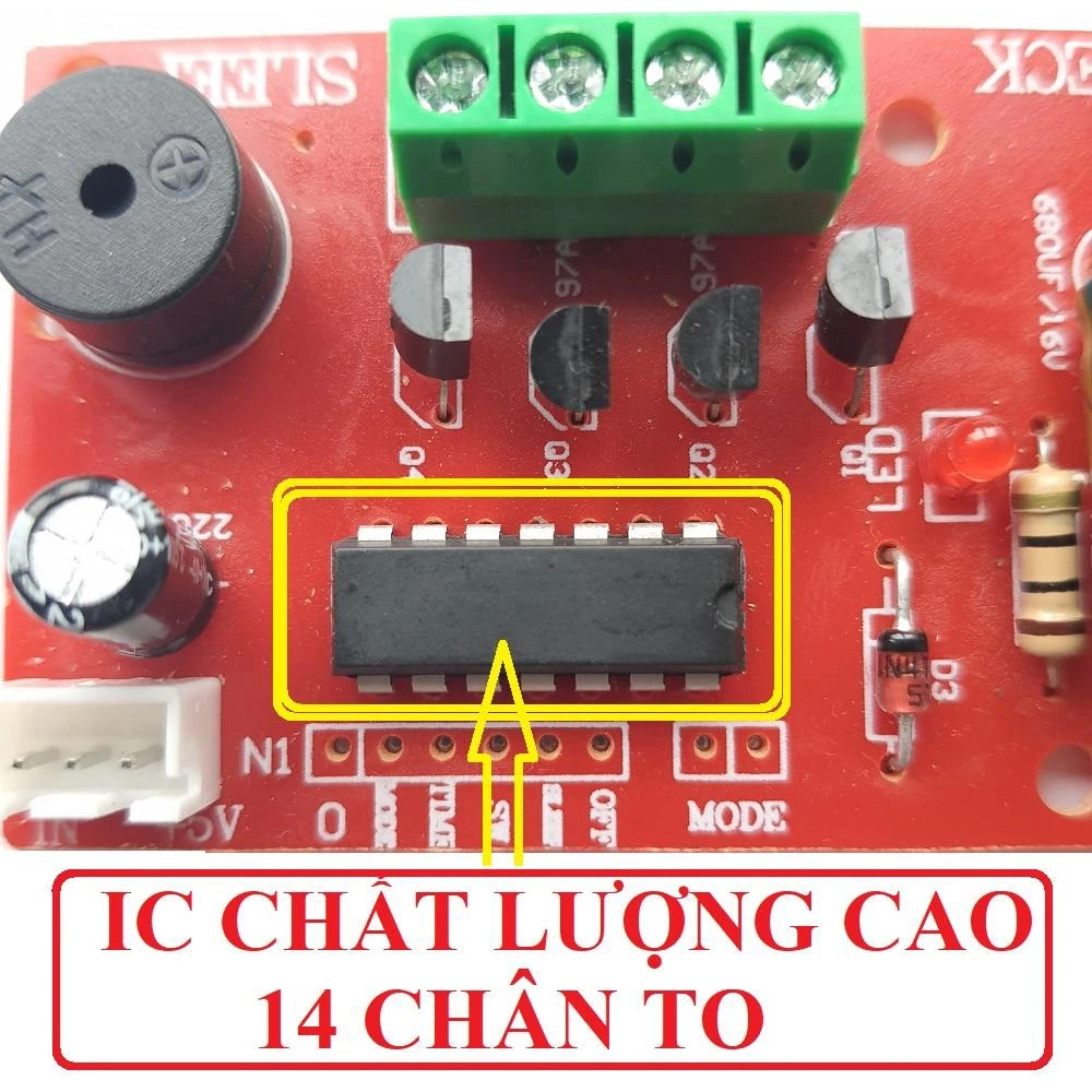 Bộ điều khiển bật tắt quạt từ xa  INVERTECH Chính Hãng Dành Cho Quạt Bàn Treo Tường Cây Chất Lượng Cao Kèm Sơ Đồ Đấu Nôi