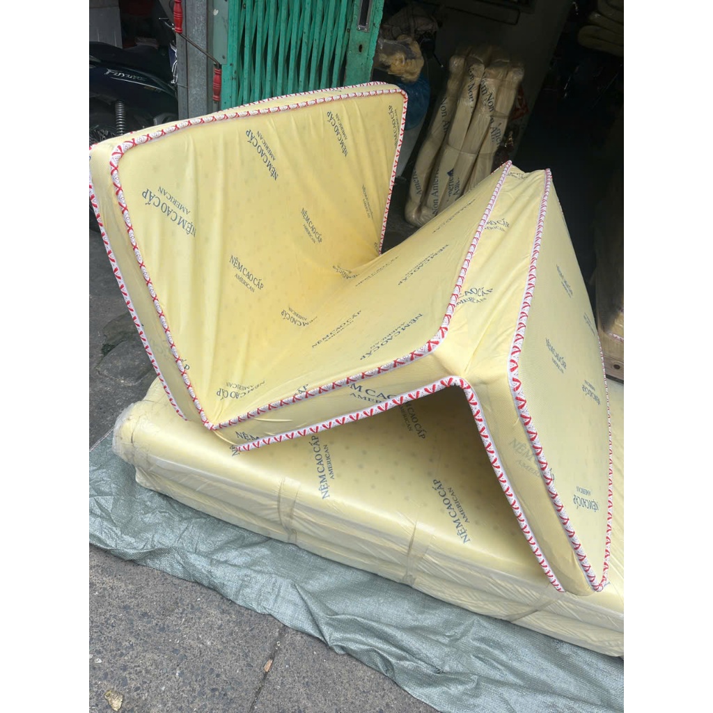 [HỎA TỐC] Nệm Gấp 3 cao su non American (Ép tổng hợp) đủ size (tặng 2 gối 40x60) | BigBuy360 - bigbuy360.vn