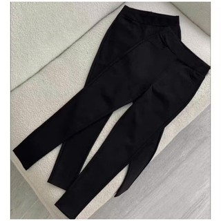 quần legging  nữ vải umi co giãn thoải mái 4 túi cạp chun thoải mái