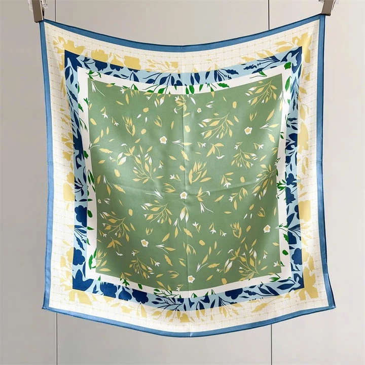 Khăn Lụa Vuông Quàng Cổ 70x70cm, 90x90cm Cao Cấp, Khăn Lụa Bandana, Khăn Lụa Hàn Quốc, khăn Turban, Khăn Lụa Nữ
