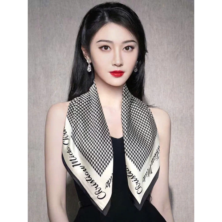 Khăn Lụa Vuông Quàng Cổ 70x70cm, 90x90cm Cao Cấp, Khăn Lụa Bandana, Khăn Lụa Hàn Quốc, khăn Turban, Khăn Lụa Nữ