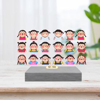 Sticker 5D Dán Móng (533-600) Hoạt Hình Dán Móng Làm Nail