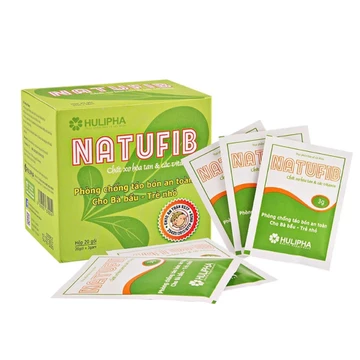 Natufib – Chất xơ hòa tan giúp nhuận tràng, hỗ trợ cải thiện tình trạng táo bón (20 gói)