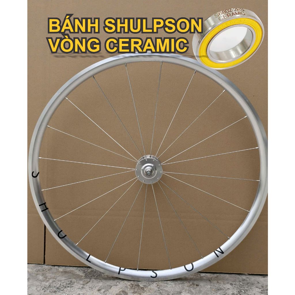 Vành bạc 20. 24 căm đùm intro7tech cho xe đạp fixed gear vòng bi ...