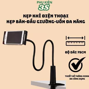 Giá Kẹp Đỡ Máy Tính Bảng Điện Thoại - Kẹp Bàn Đầu Giường Uốn Mọi Kiểu