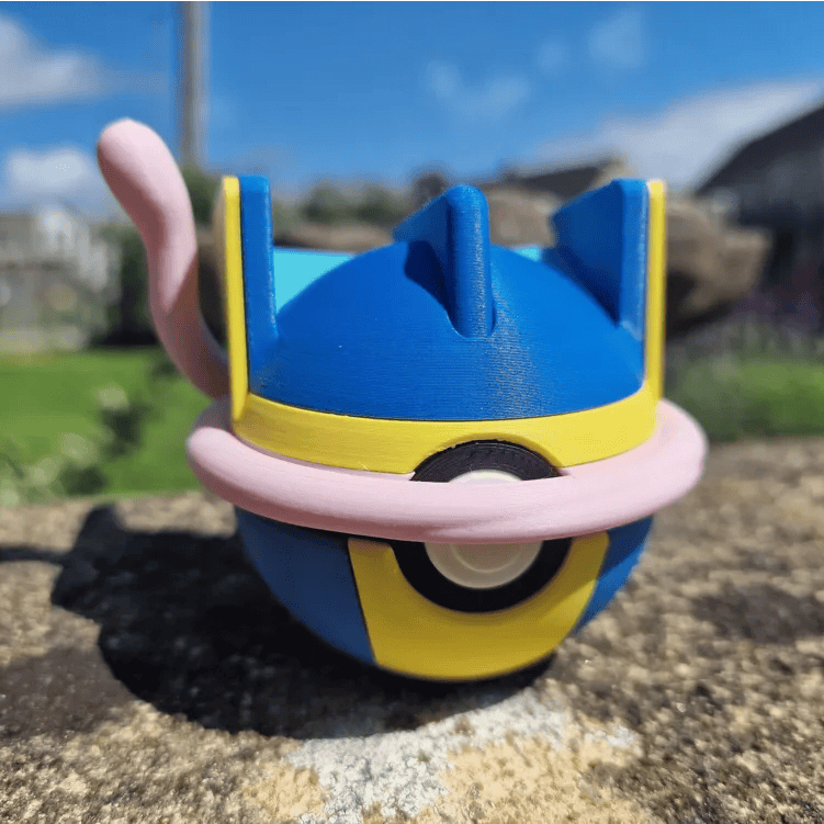 Mô Hình Pokéball in 3D Theo Phong Cách Pokémon
