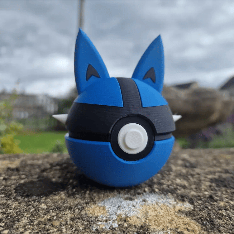 Mô Hình Pokéball in 3D Theo Phong Cách Pokémon