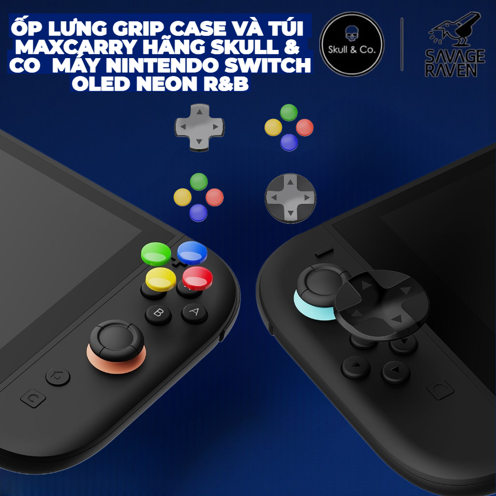 Nút điều khiển Skull & Co. Switch 2/ D-PAD màu thế hệ NS2 phím điều ...