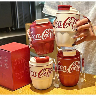 Cốc nước giữ nhiệt Coca-Cola Inox 304, ly inox giữ nhiệt cao cấp phong cách thể thao 320ml