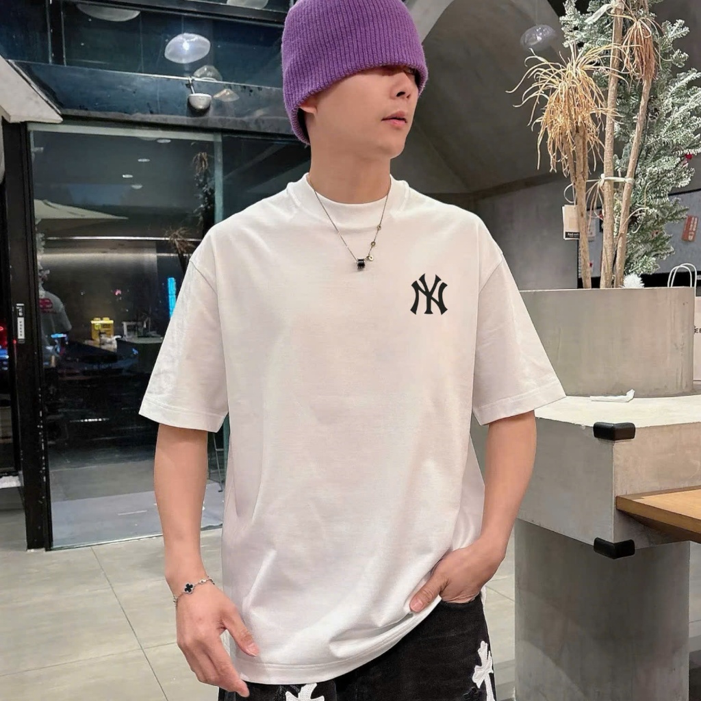 Áo phông  MLB  nam nữ cao cấp, 100% cotton co giãn 2 chiều ,-  full size nam nữ - ny zikzak