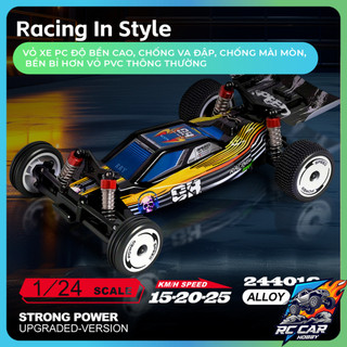 Xe RC Đua Địa Hình WLtoys SJY-244016 1/24, Tốc Độ Cao 25Km/h, Điều Khiển Từ Xa Linh kiện kim loại