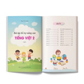 Sách - Bài Tập Bổ Trợ Nâng Cao Tiếng Việt Lớp 2 (Tập 1+Tập 2)