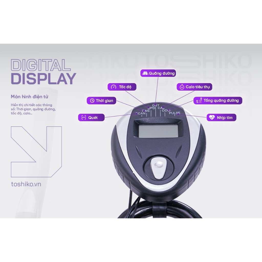 Xe đạp tập thể dục thể thao tại nhà TOSHIKO X9 cao cấp hàng chính hãng bảo hành 3 năm | BigBuy360 - bigbuy360.vn
