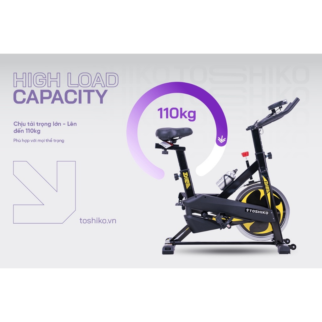 Xe đạp tập thể dục thể thao tại nhà TOSHIKO X9 cao cấp hàng chính hãng bảo hành 3 năm | BigBuy360 - bigbuy360.vn