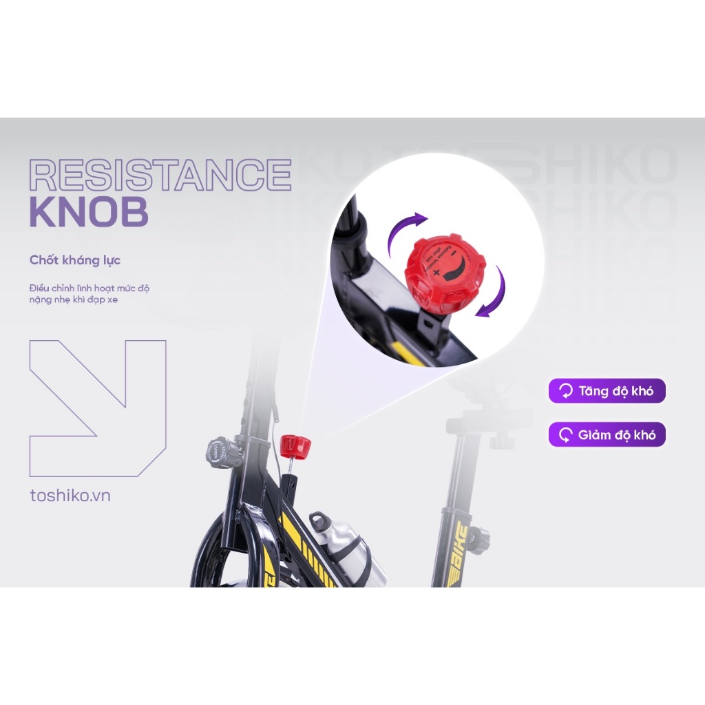 Xe đạp tập thể dục thể thao tại nhà TOSHIKO X9 cao cấp hàng chính hãng bảo hành 3 năm | BigBuy360 - bigbuy360.vn