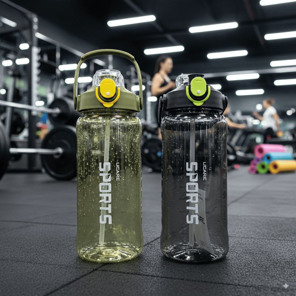 Bình Nước Thể Thao 1.5L Ucare Nhựa Cao Cấp BPA Free Nắp Bật Chống Rò Rỉ Bình Nước Gym Đi Học Du Lịch