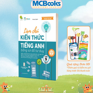Sách - Làm Chủ Kiến Thức Tiếng Anh Bằng Sơ Đồ Tư Duy – Lớp 9 Tập 1